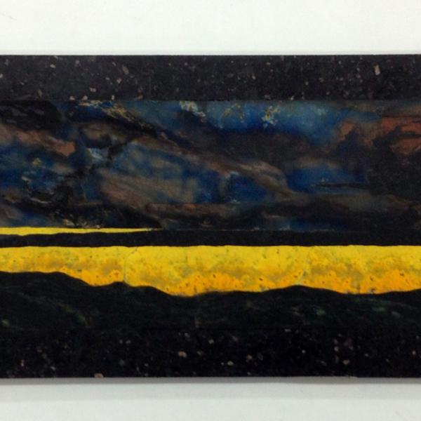 Stone study. Sunset.